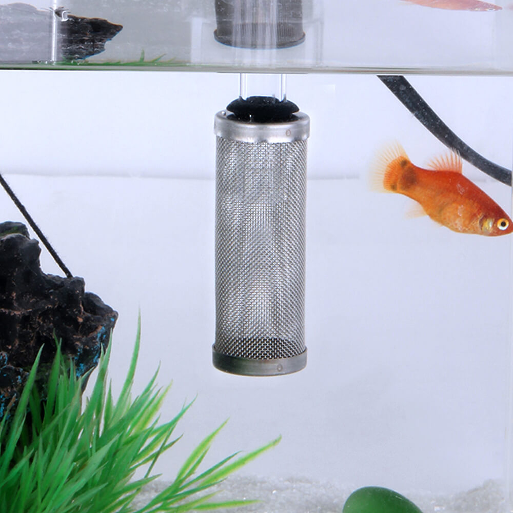 1x Good Stainless Steel Filter Mesh Aquarium Filter Guard Fish Shrimp 12mm 16mm 